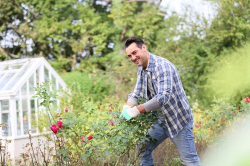 Protective PPE used during gardening work