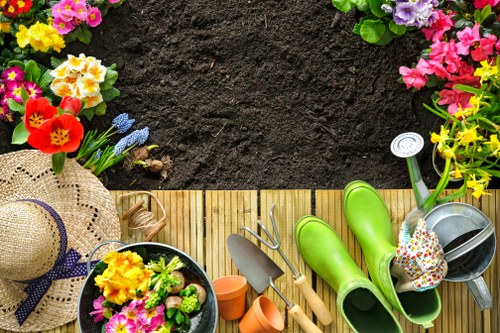 Professional garden maintenance for Chinatown properties with vibrant greenery